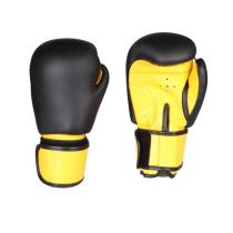 Boxovací rukavice Fighter, pár PU flex, žluté